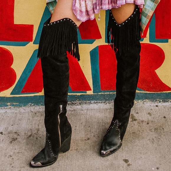 SPELL EVIE OVER THE KNEE BOOTS - Picture 6 of 7